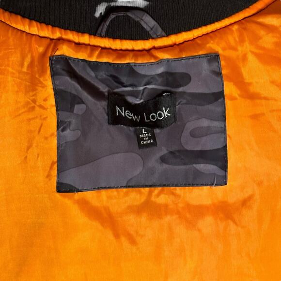 New Look Women’s Camouflage Bomber Jacket Size: L - Picture 6 of 7
